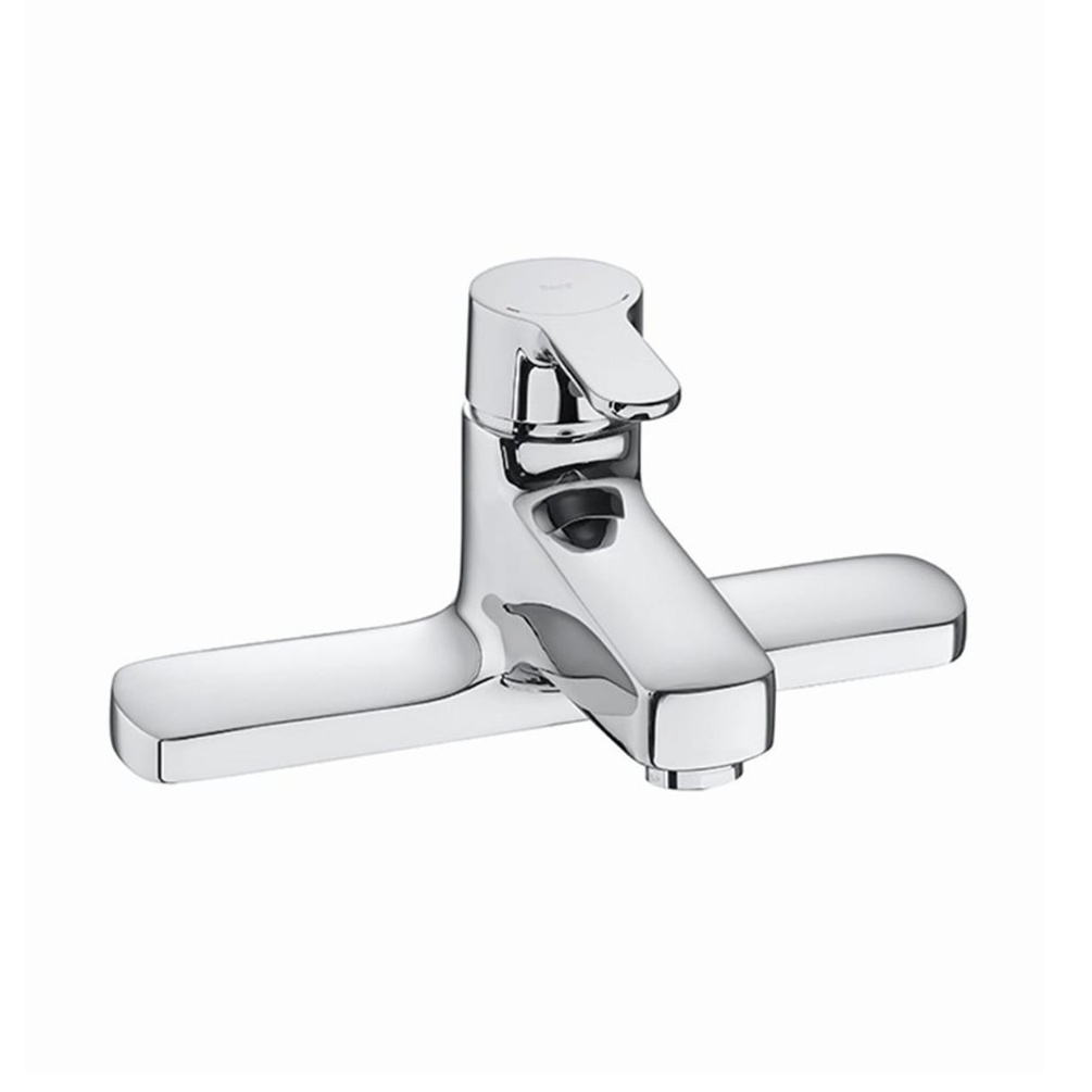 Cut out image of the Roca L20 Chrome Deck Mounted Bath Filler
